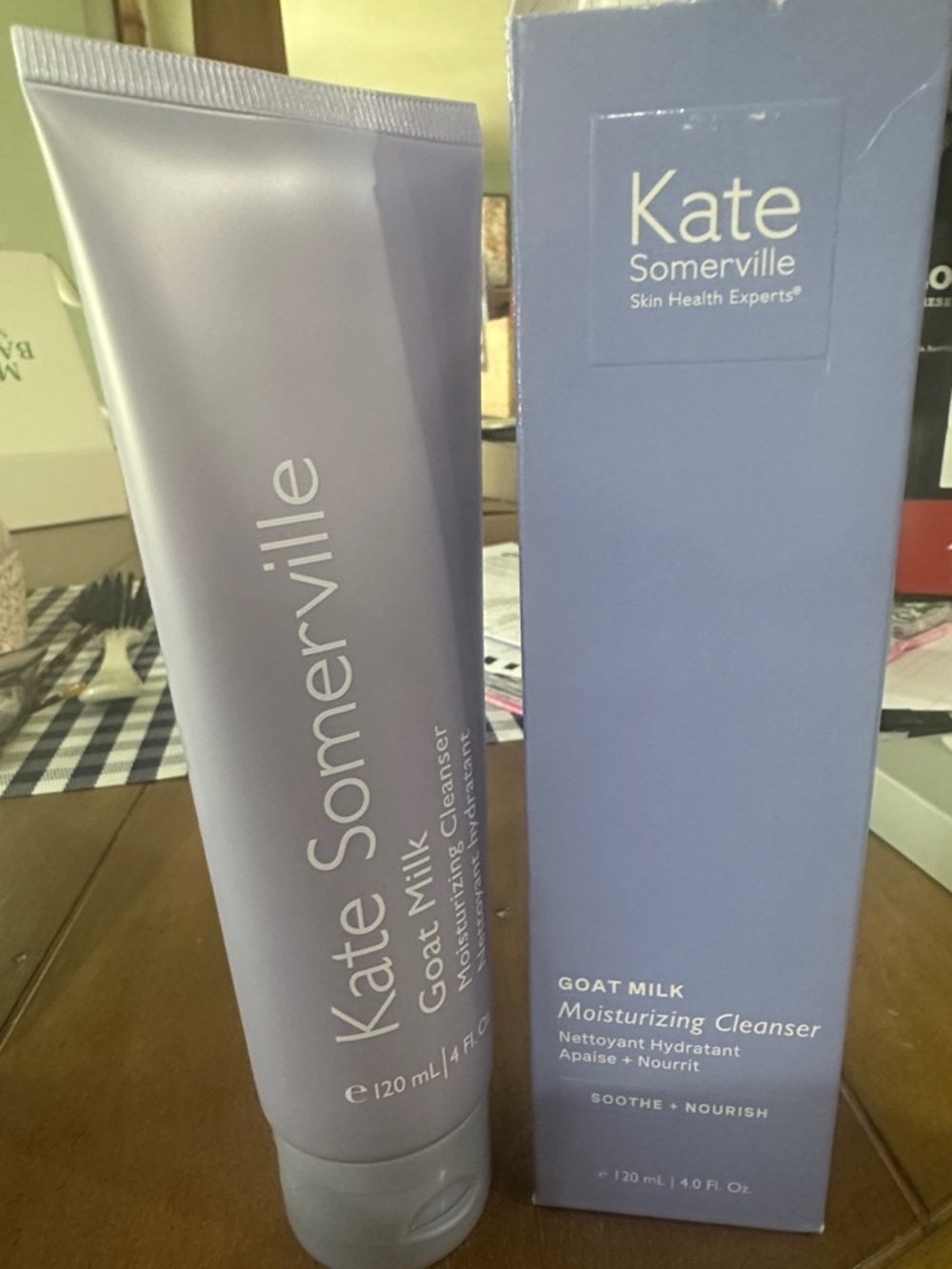 Kate Somerville Goat Milk Moisturizing Cleanser - Lavender Tube new 4.0 ounces
